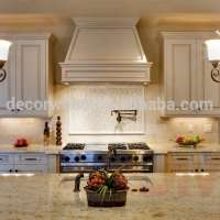 White kitchen cabinet waves white natural granite countertop cupboard