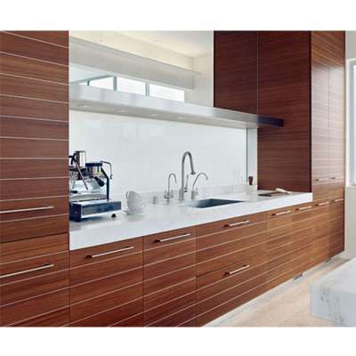 European standard solid wood Foshan rustic kitchen cabinets designs