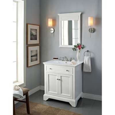 America style high quality floor standing shaker doors modern bathroom vanity