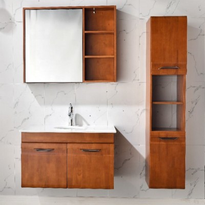 European modern style combination bathroom furniture with mirror cabinet